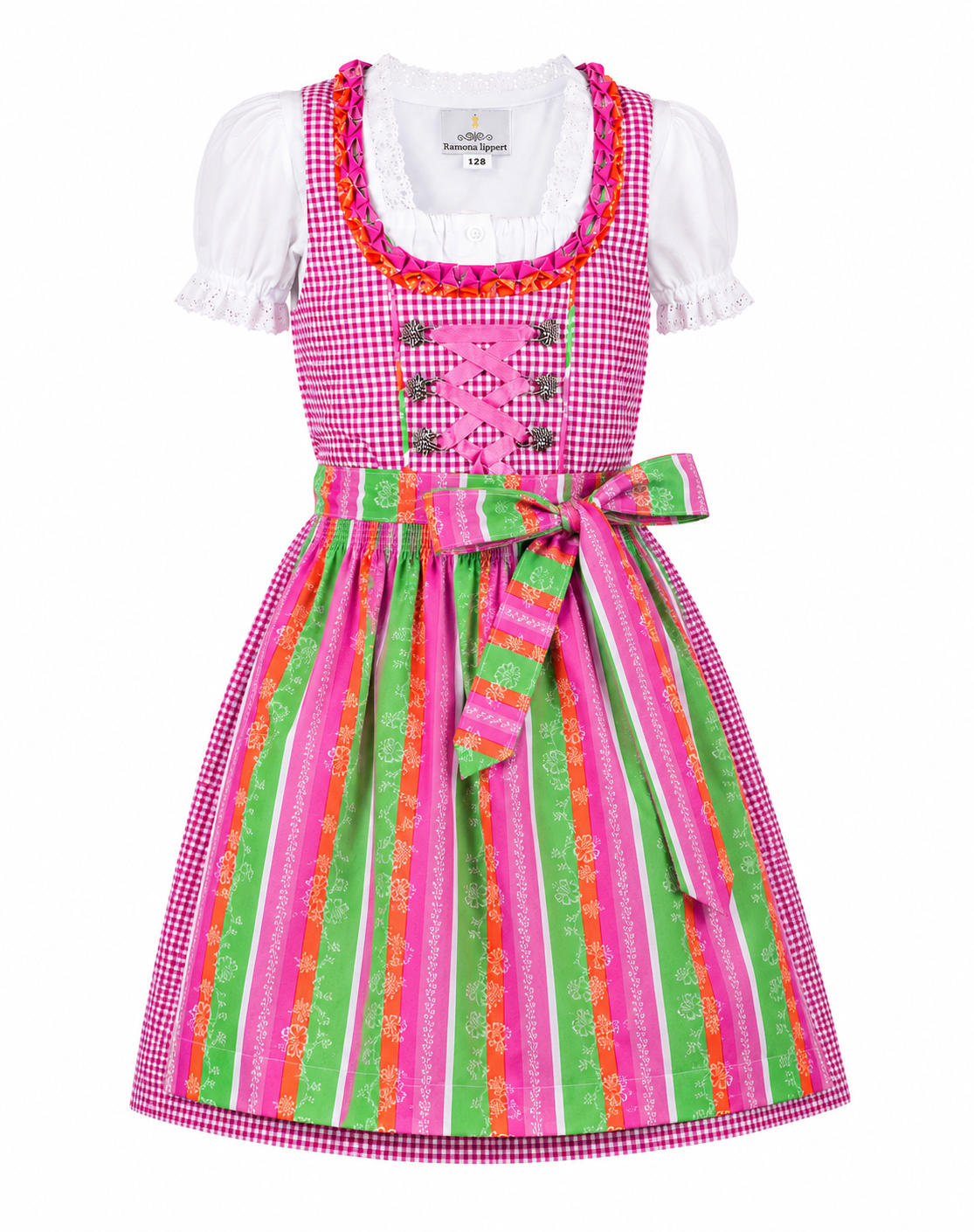 Kinderdirndl Lina, Freisteller Vorderansicht