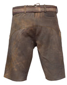 Kurze Lederhose Fabian in Used-Braun, Produktfoto