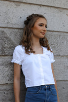 Trachtenbluse Lara, Detail der Spitze