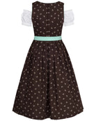 Dirndl Elisabeth Rückansicht Freisteller