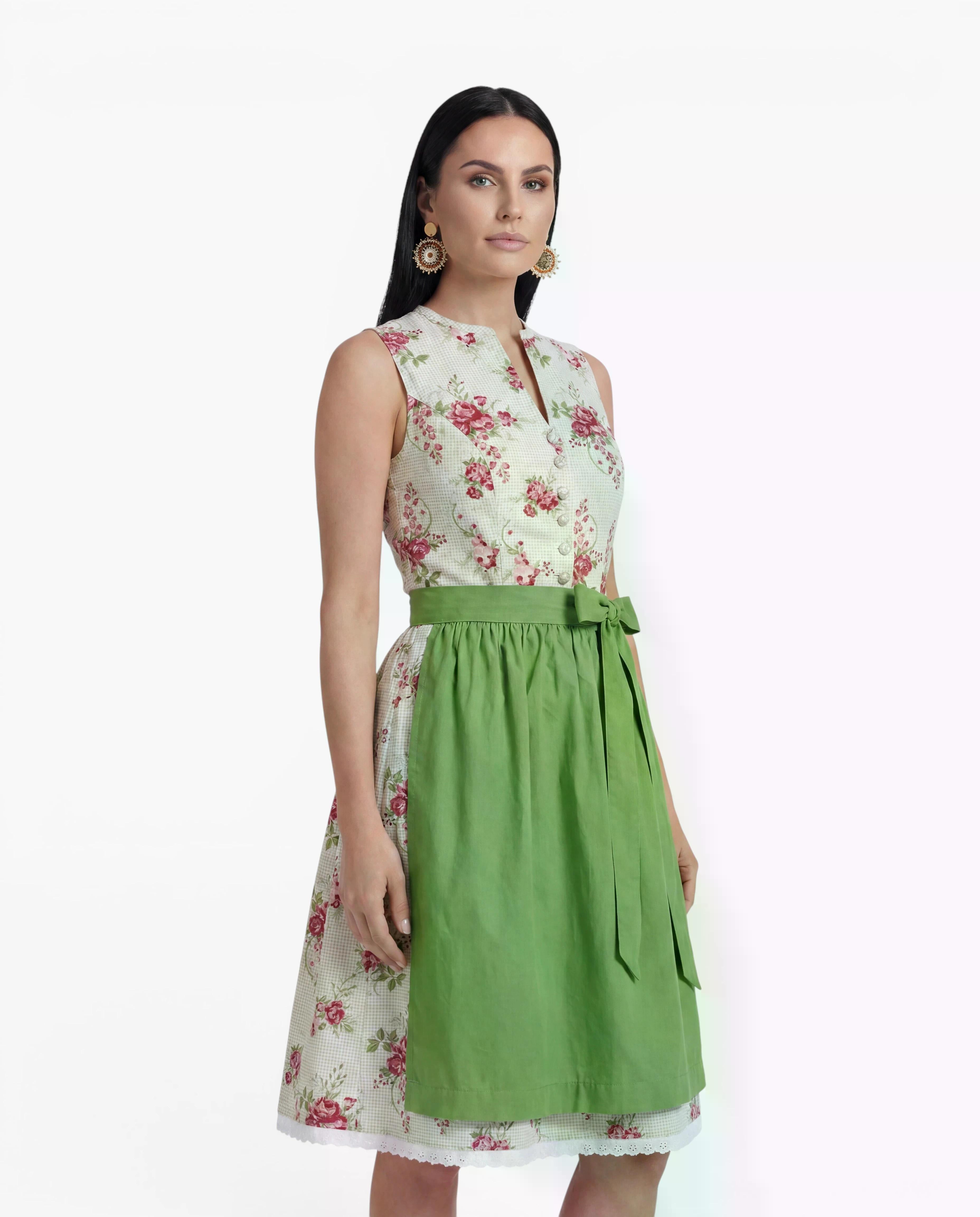 Dirndl Johanna seitlich am Model