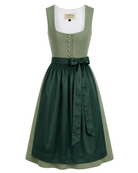 Dirndl Lauren in grün Rocklänge 70 cm