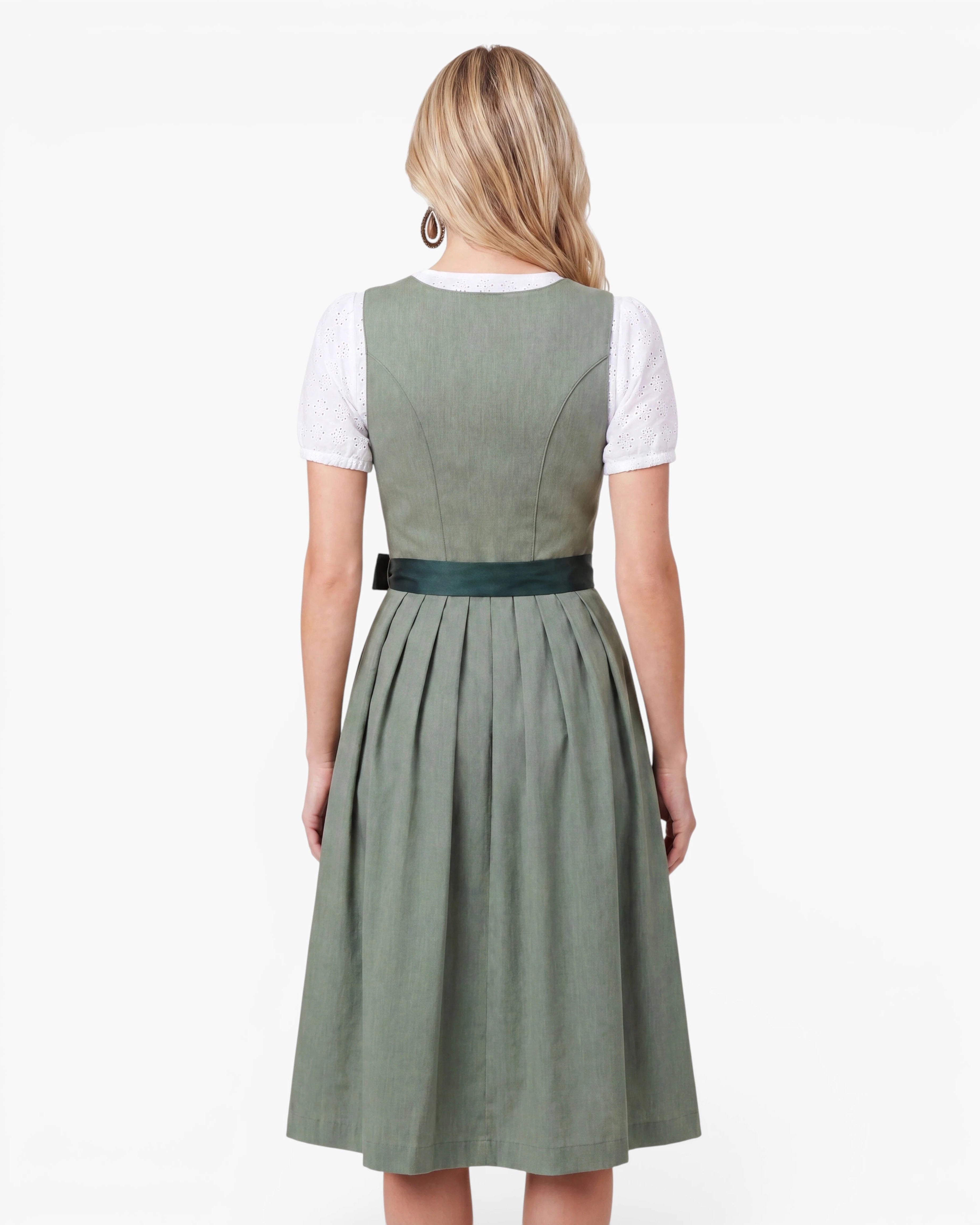Dirndl Lauren Rückseite am Model