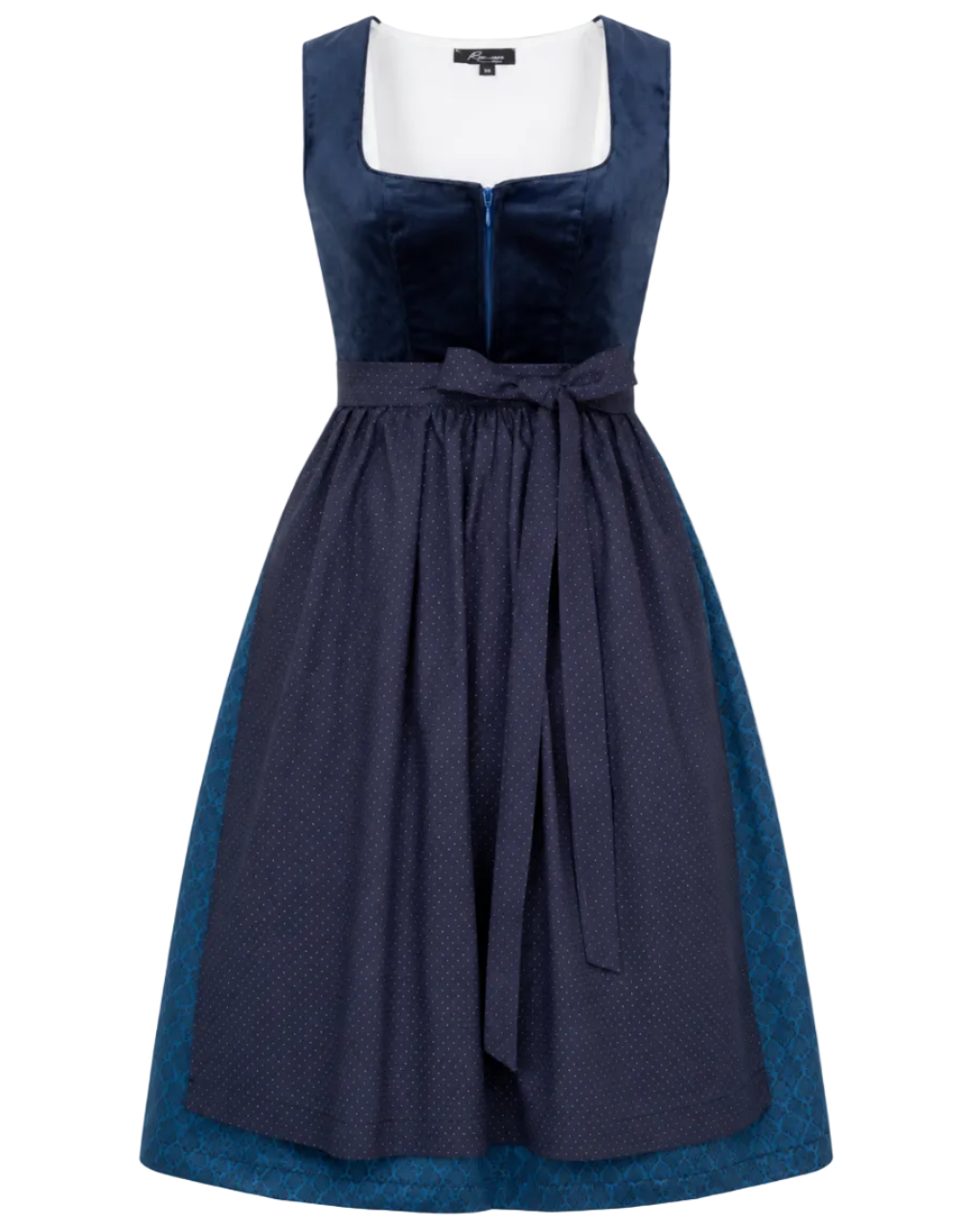 Dirndl Samy Blau Freisteller Front