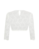 Dirndlbluse Jana mit elastischer Spitze