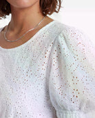 Dirndlblue Sina Detail Stoff