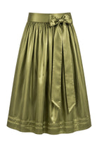 Dirndlschürze Nora in Oliv, 70 cm, Freisteller