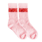 Tennissocken AMORE in Rosa und Rot