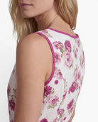 Detailaufnahme der Schulterpartie vom Sommerkleid Rosita