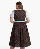 Dirndl Elisabeth am Model, seitliche Ansicht