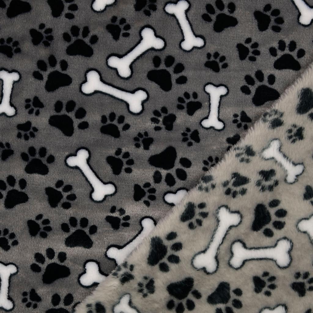 Hundedecke Struppi, Detailansicht vom Stoff