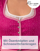 Trachtenmieder Nicole, Detail der Knopfleiste