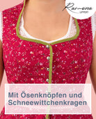 Trachtenmieder Marion, Detail der Knopfleiste