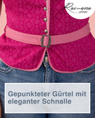 Trachtenmieder Nicole, Detail des Gürtels