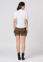 Trachtenbluse Clarissa in Weiß