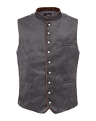 Samtweste Trachten Herren Xaver grau