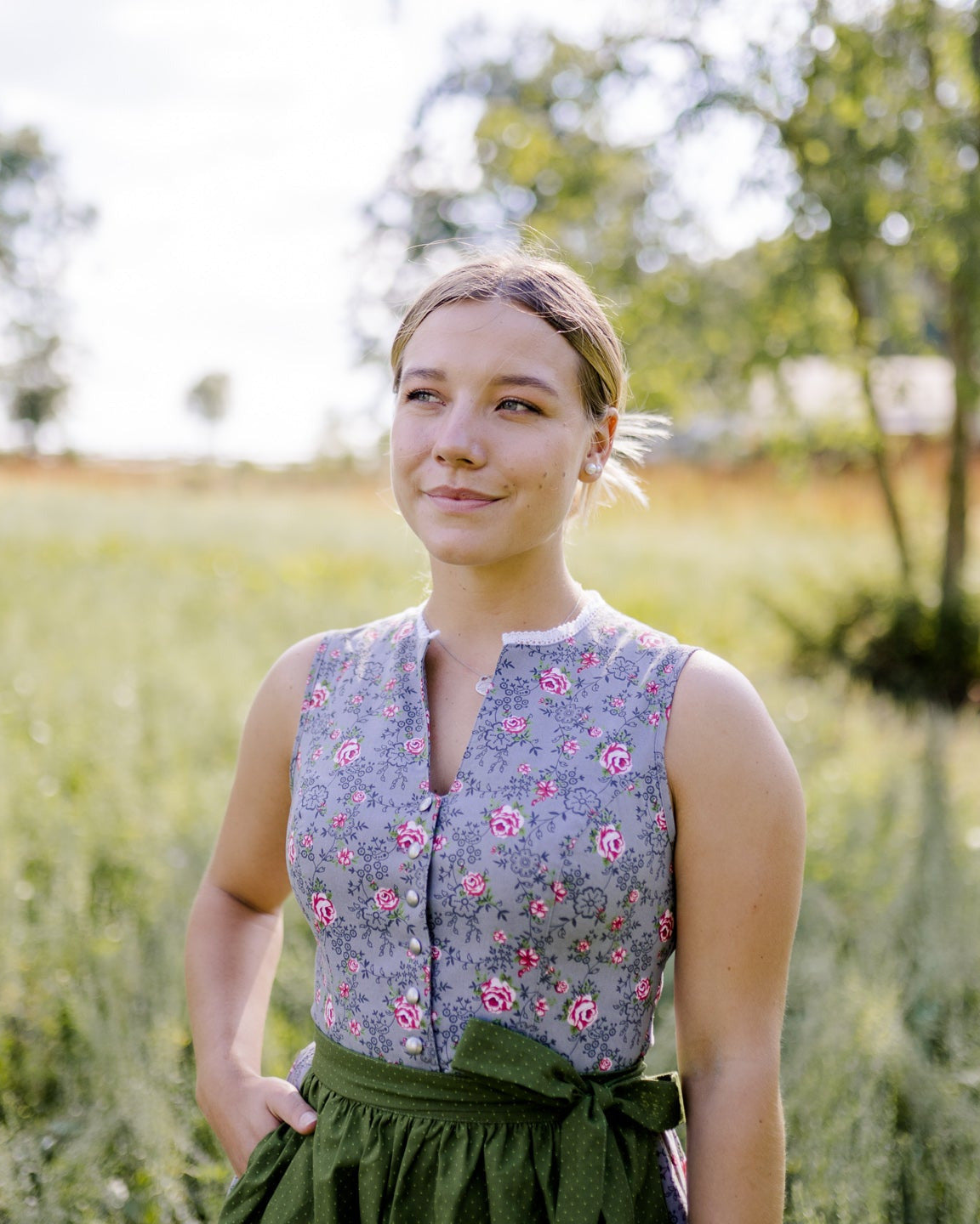 Detailfoto oberteil Dirndl Clarissa