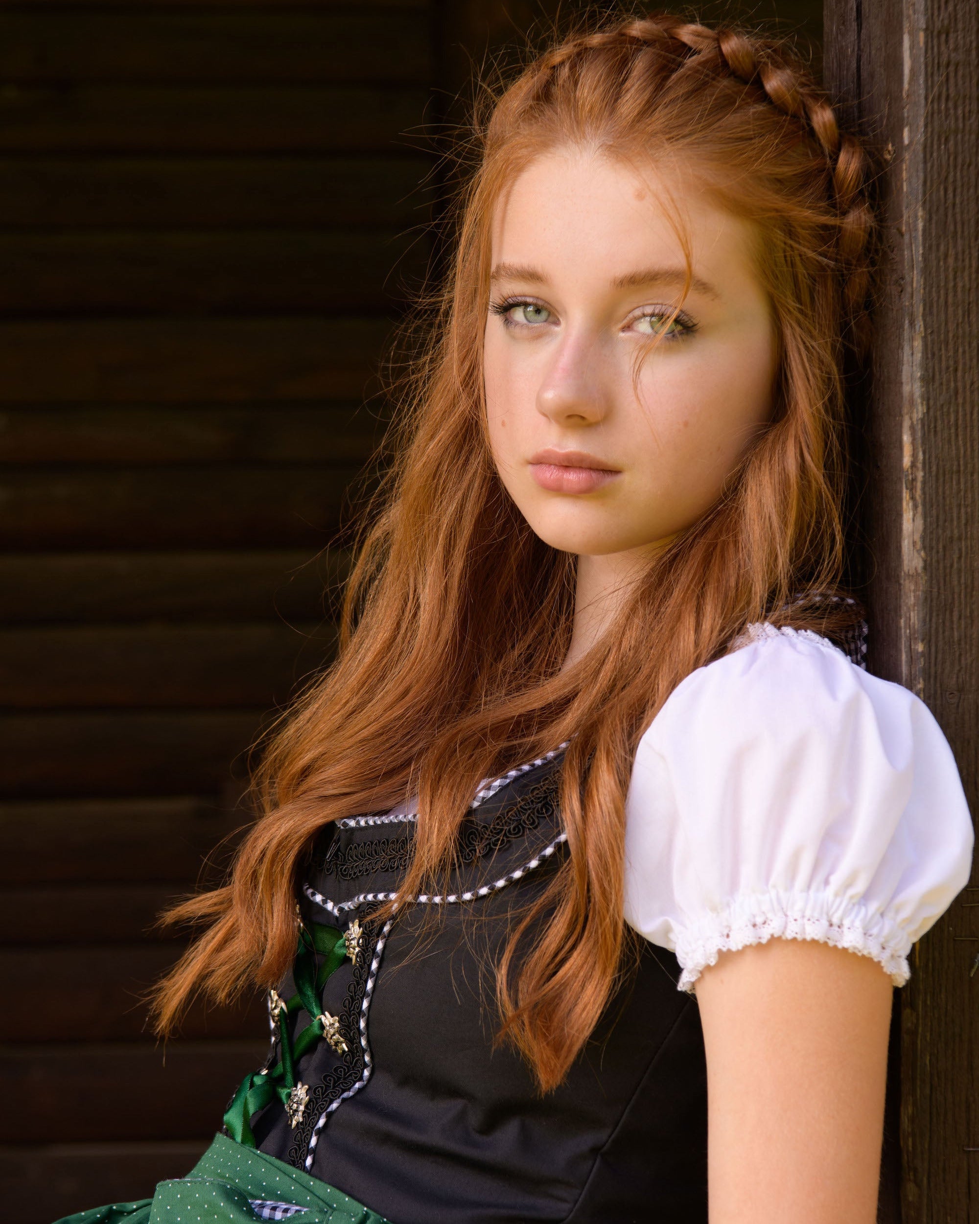 Detailansicht model Pia grün 