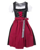 Dirndl Pia Rot mit Bluse 60 cm Vorderansicht