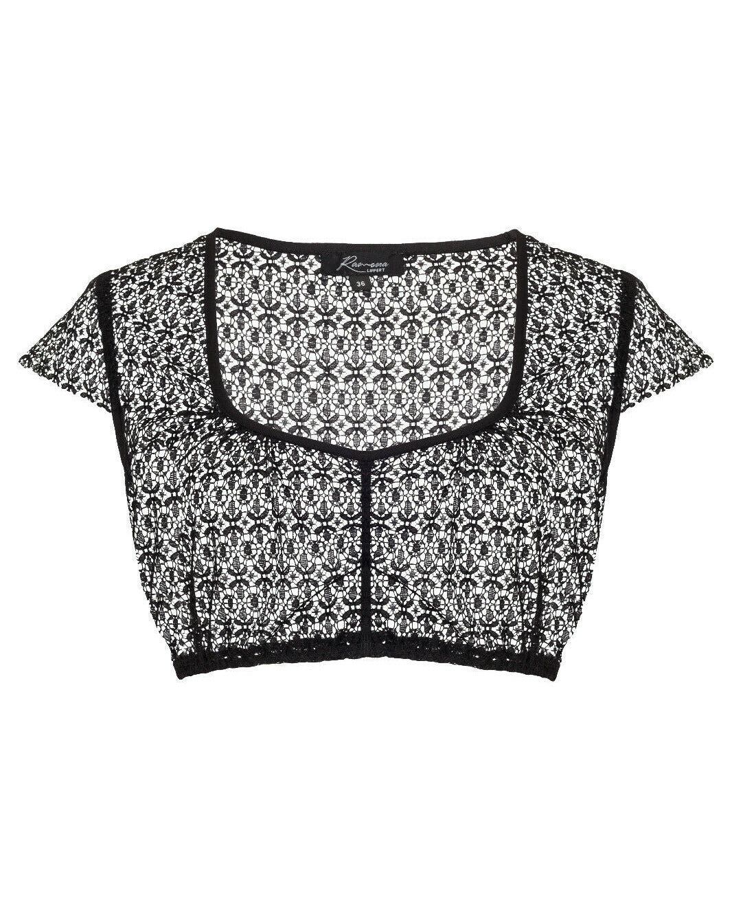 Dirndlbluse wanda in schwarz