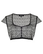 Dirndlbluse wanda in schwarz