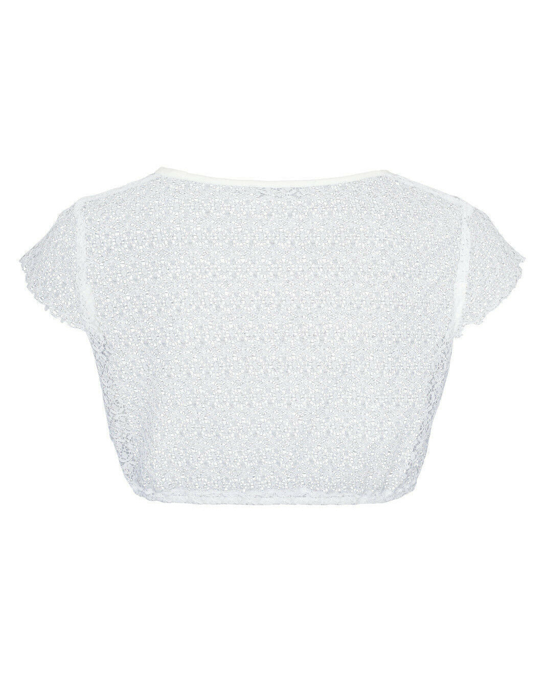 Dirndlbluse Wanda weiß Spitze