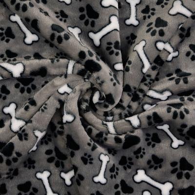Hundedecke Struppi mit Pfotenmuster, weitere Ansicht