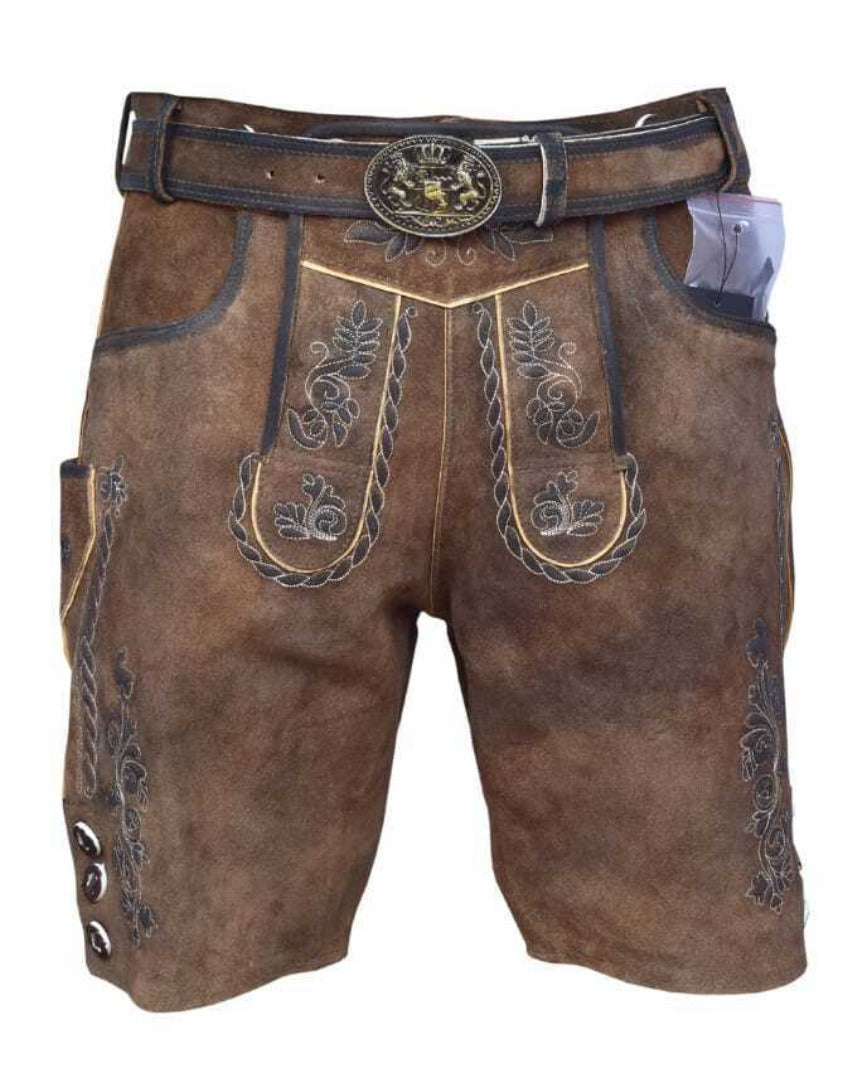 Lederhose Michel mit Gürtel Herren